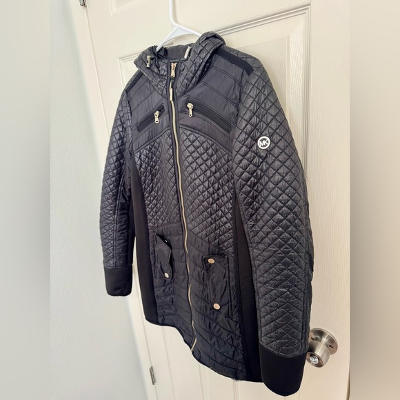 Michael Kors Black Quilted Jacket - Picture 2 of 6